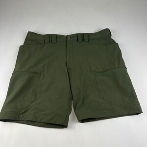 Duluth Trading Co Flexpedition Shorts 42 Olive Green Nylon Stretch Excellent